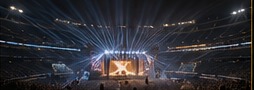 Large-scale stadium concert production
