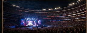 Large stadium concert production